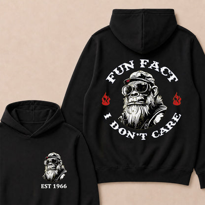 Fun Fact I Don't Care Custom Est.Year Hoodie