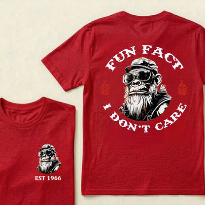 Fun Fact I Don't Care Custom Est.Year