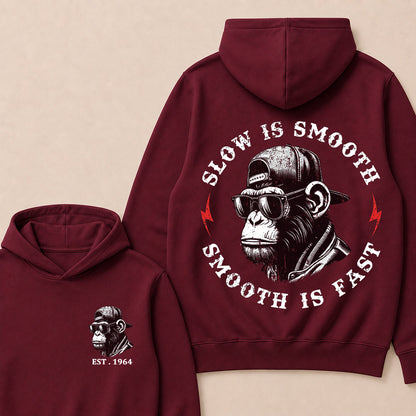 Slow Is Smooth Smooth Is Fast Custom Est.Year Hoodie