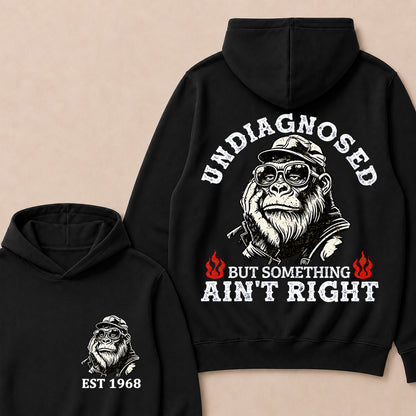 Undiagnosed But Something Ain't Right Custom Est.Year Hoodie