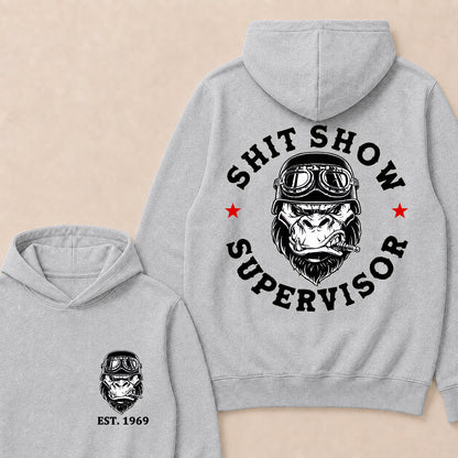 Shit Show Supervisor Custom Est.Year Hoodie